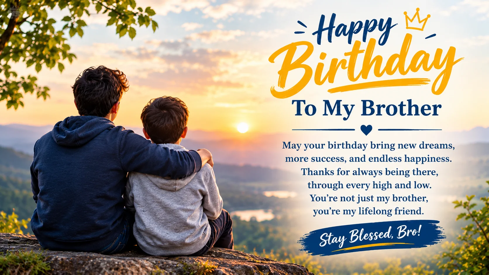 Birthday Wishes for Brother That Sound Like the Real Bond