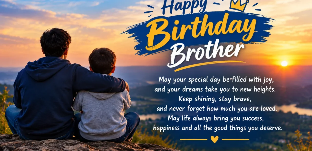Birthday Wishes for Brother That Sound Like the Real Bond