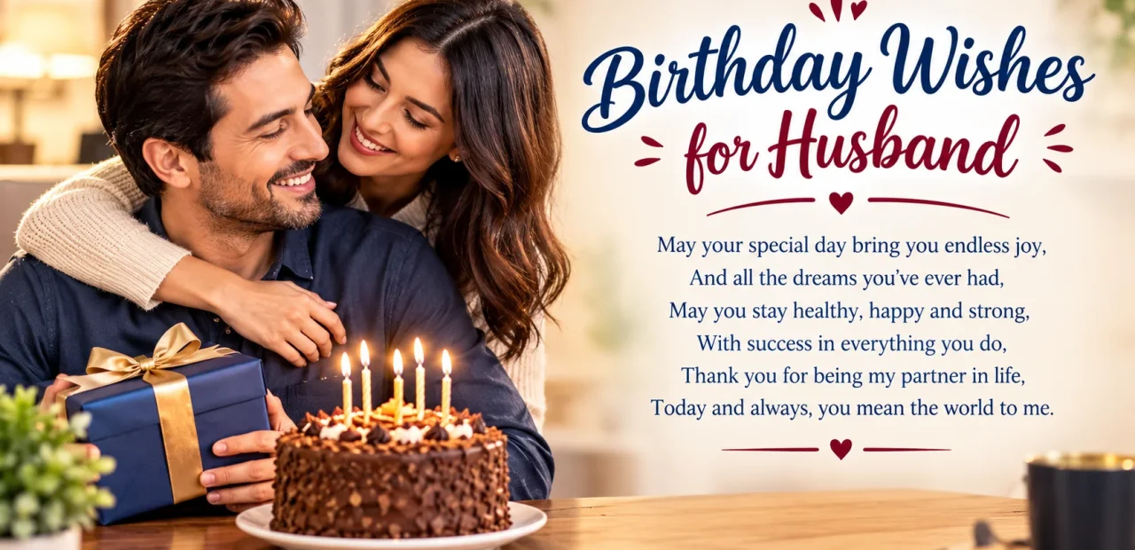 Birthday Wishes for Husband That Feel Personal