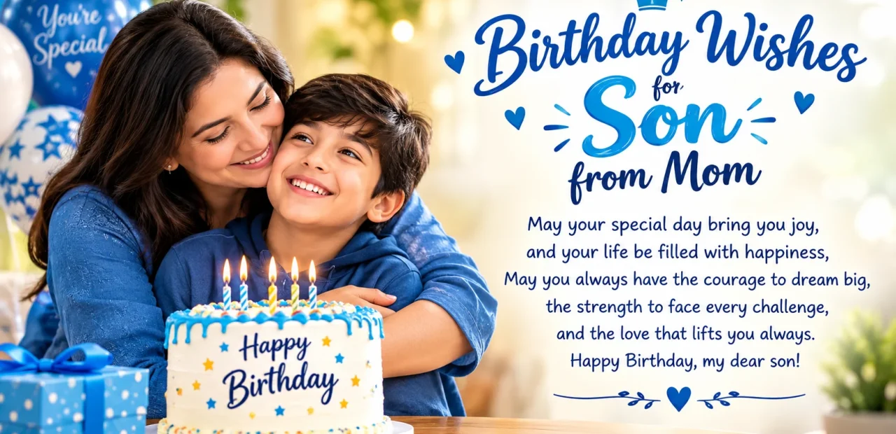Birthday Wishes for Son From Mom That Say What Matters