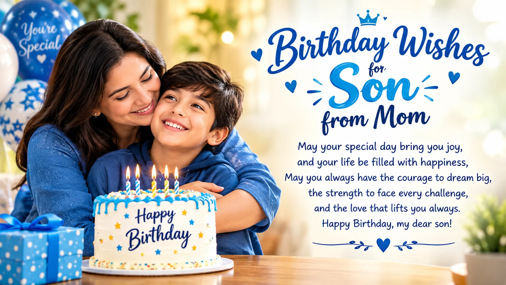 Birthday Wishes for Son From Mom That Say What Matters