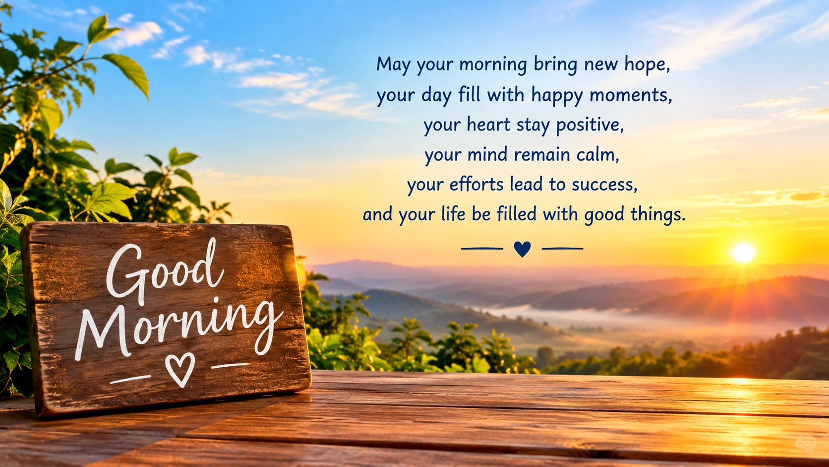 Good Morning Wishes for a Blessed Day