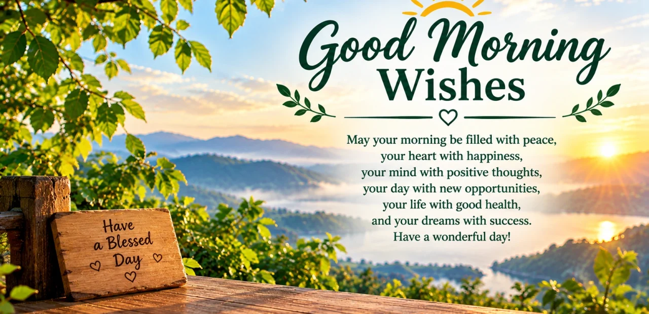 Good Morning Wishes for a Blessed Day