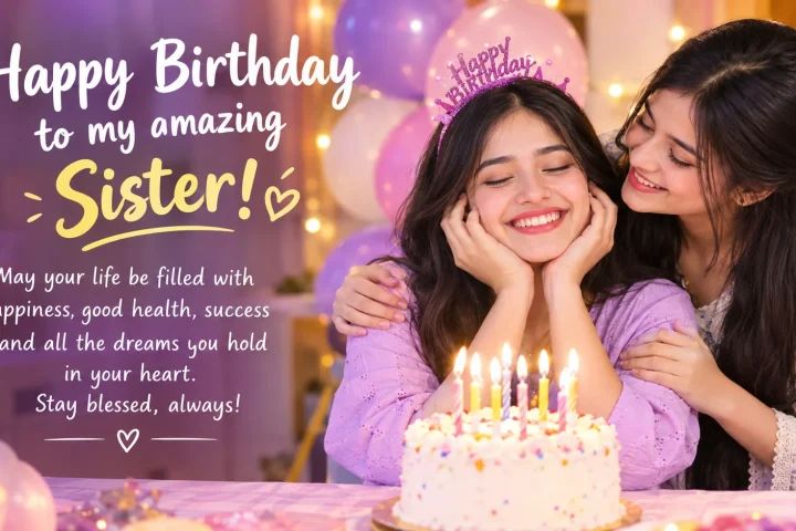 Happy Birthday Wishes for Sister That Feel Like Her