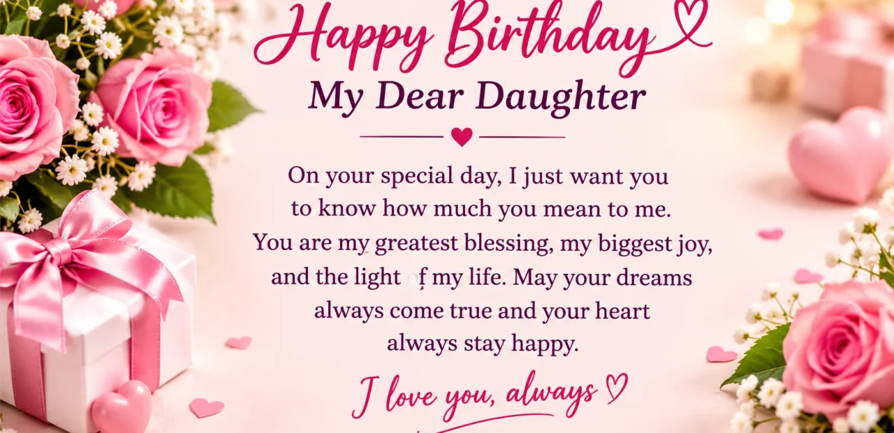Heart Touching Birthday Wishes for Daughter From Mother That Say What Matters