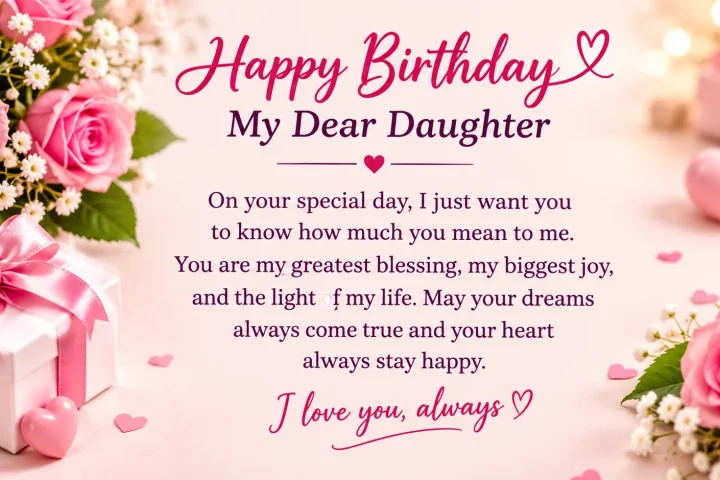 Heart Touching Birthday Wishes for Daughter From Mother That Say What Matters