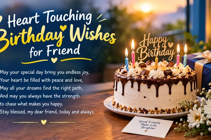 Heart Touching Birthday Wishes for Friend That Feel Real