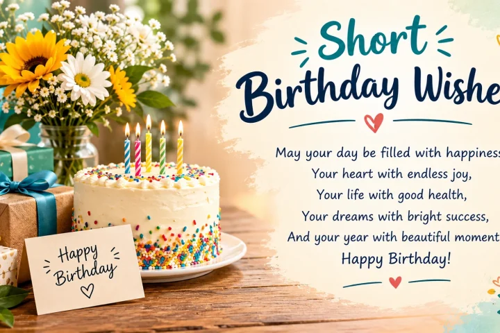 Short Birthday Wishes That Still Feel Warm