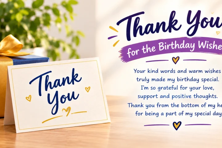 Thank You for the Birthday Wishes: Replies That Sound Sincere, Not Scripted