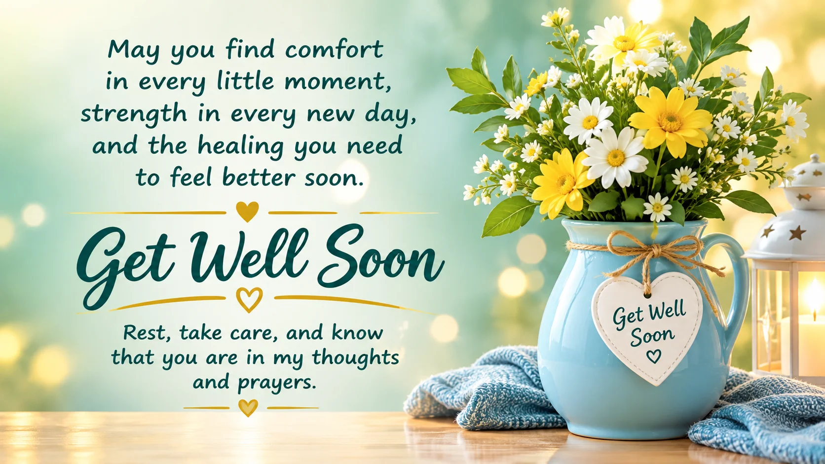 Get Well Wishes That Bring Comfort and Hope
