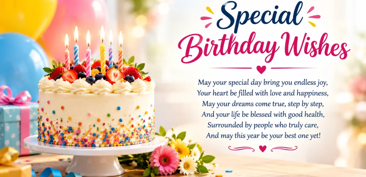 Special Birthday Wishes for the People Who Actually Matter to You