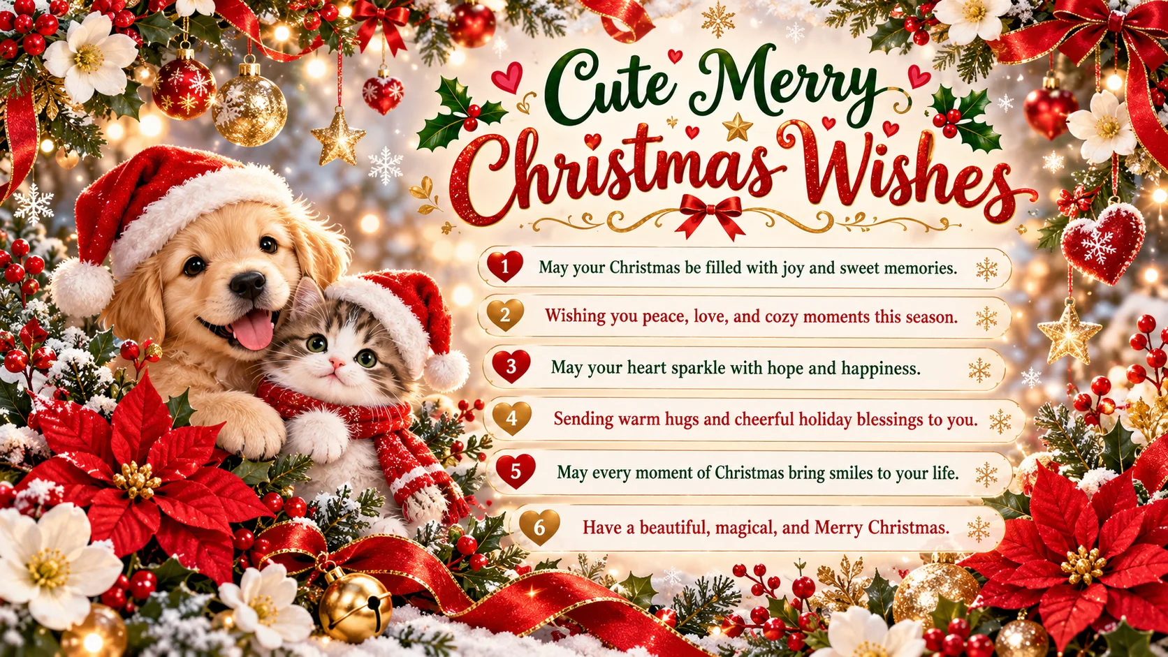 Cute Merry Christmas Wishes That Make People Smile