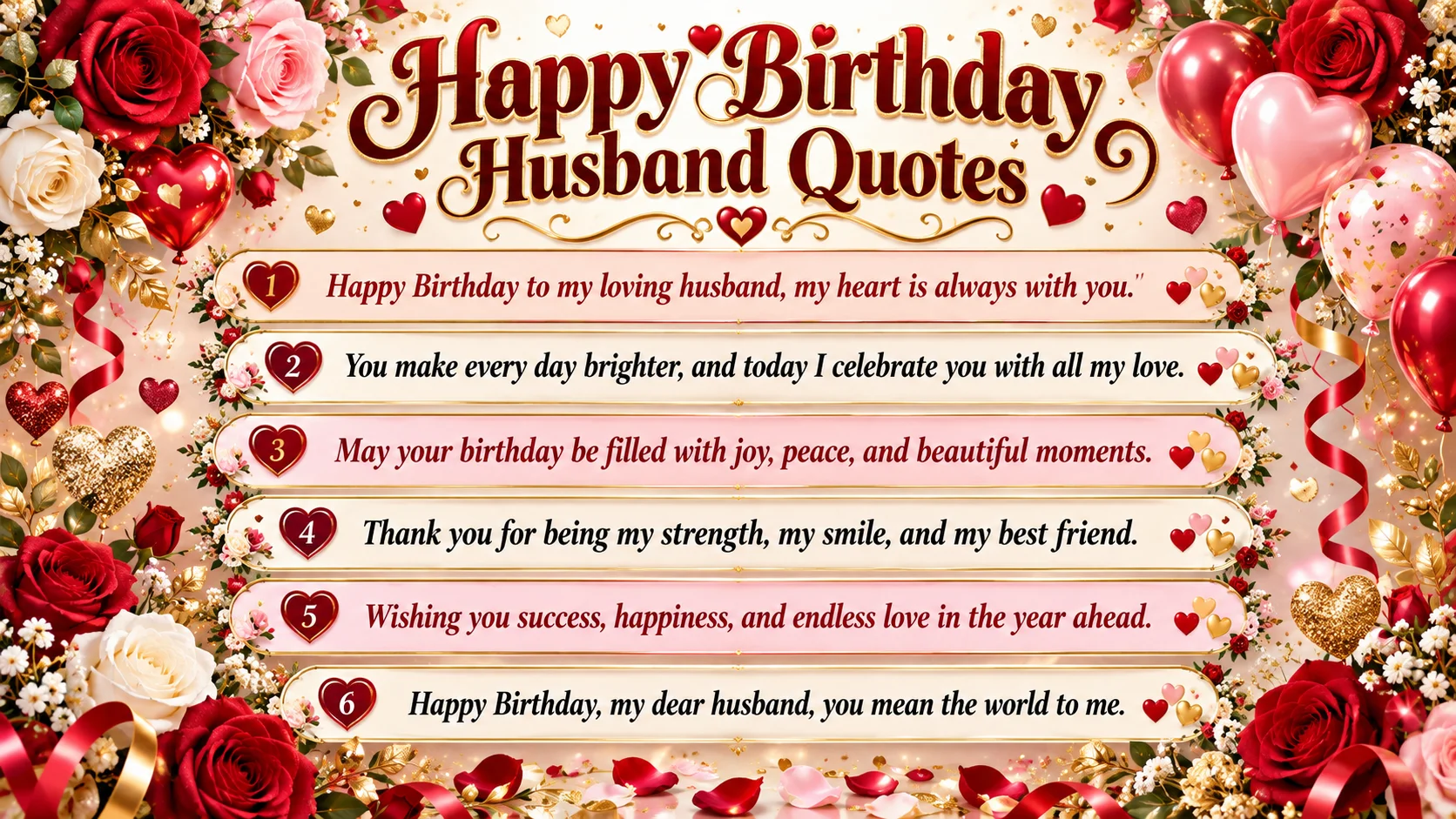 Happy Birthday Husband Quotes Words That Feel Personal and True