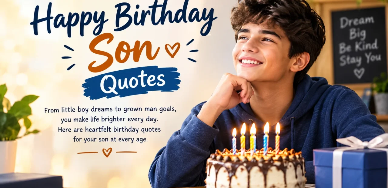 Happy Birthday Son Quotes: Words That Actually Sound Like You Mean Them