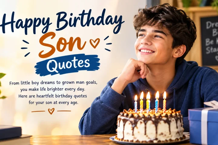 Happy Birthday Son Quotes: Words That Actually Sound Like You Mean Them