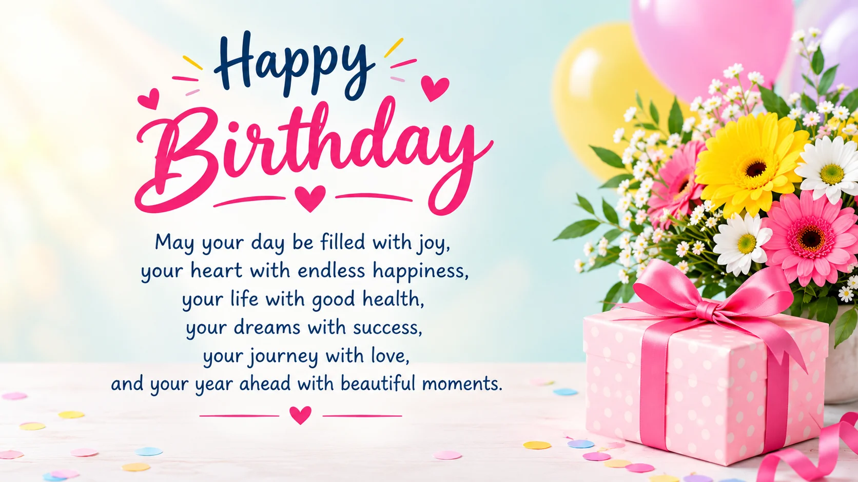 Happy Birthday Wishes Simple Text That Still Feel Warm