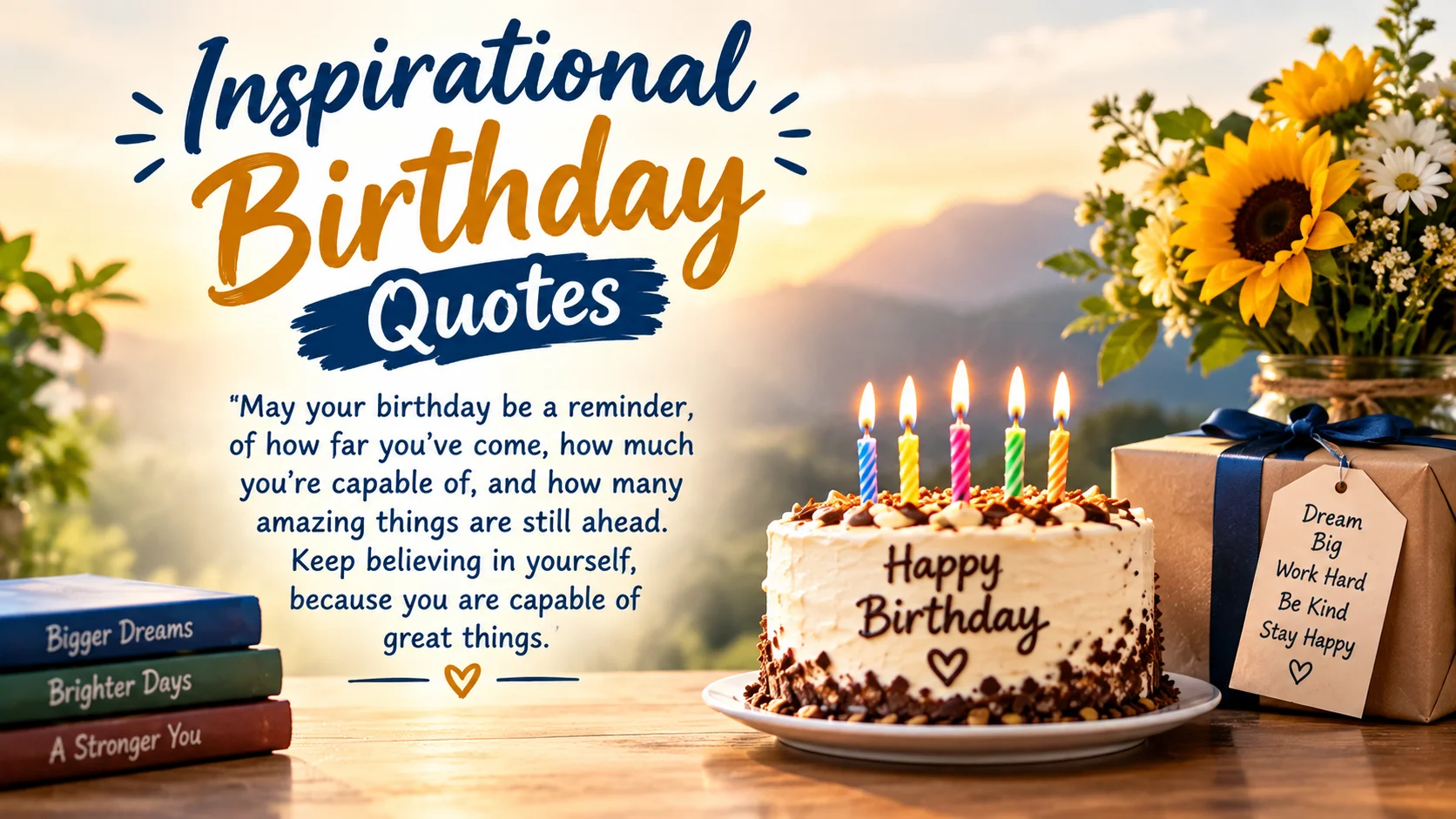 Inspirational Birthday Quotes Words That Say More Than Just Happy Birthday