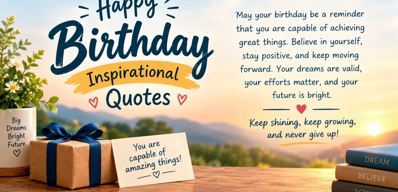 Inspirational Birthday Quotes: Words That Say More Than Just “Happy Birthday”