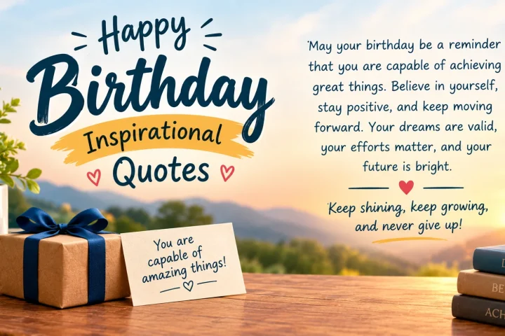 Inspirational Birthday Quotes: Words That Say More Than Just “Happy Birthday”