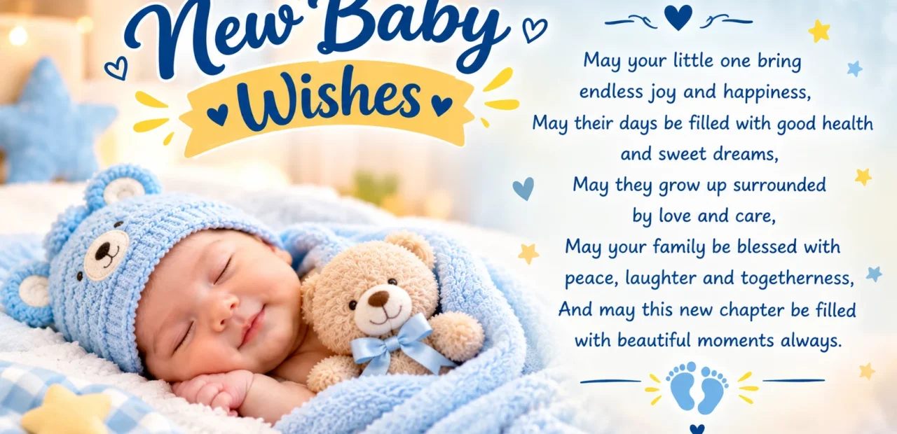 New Baby Wishes That Welcome a Little One With Warmth