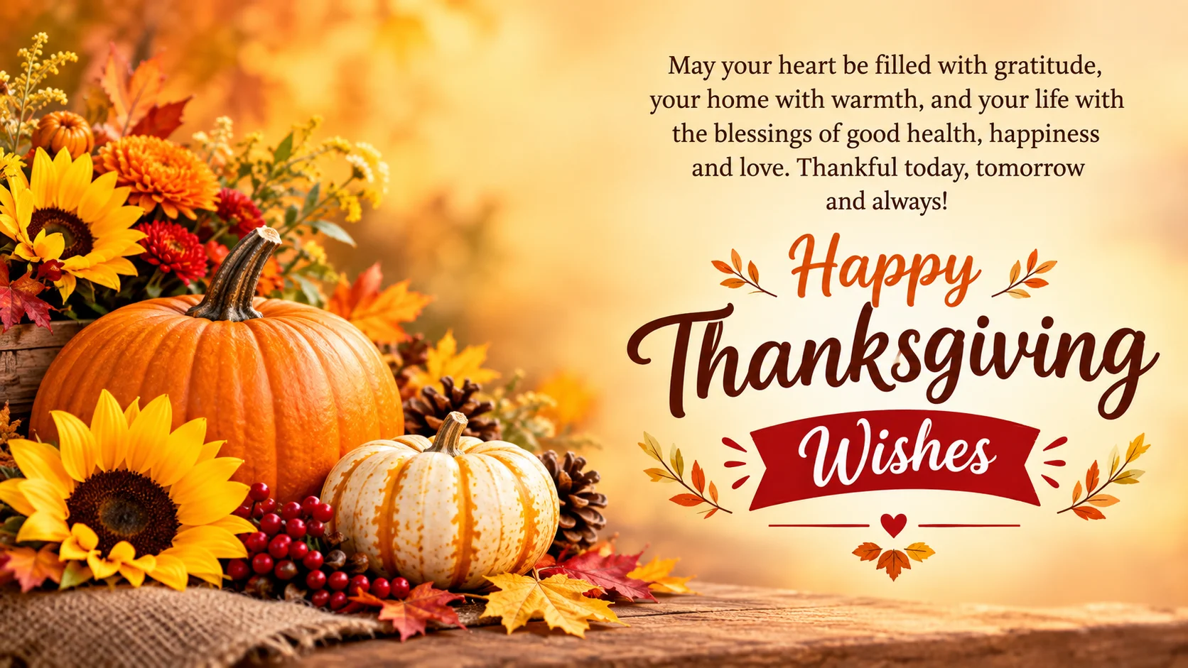 Wishes Happy Thanksgiving That Feel Warm and Sincere
