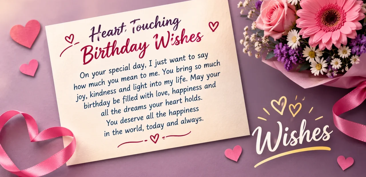Heart Touching Birthday Wishes for Special Person That Say What Matters